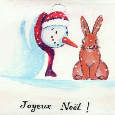 Le bonhomme et le lapin